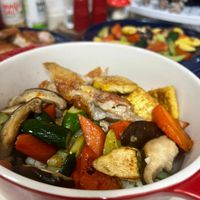 可能是豆腐、香菇和拉麵的圖像