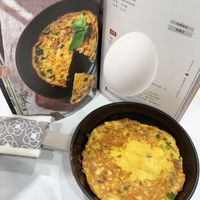 可能是歐姆蛋和文字的圖像