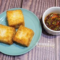 可能是豆腐和文字的圖像