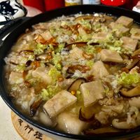 可能是火鍋、麵、豆腐和粥的圖像