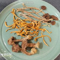 可能是香菇、麵包棒、羊肚蕈菇和顯示的文字是「 JT料理理習日記」的圖像
