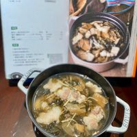 可能是火鍋、豆腐和文字的圖像