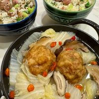 可能是豆腐和麵的圖像