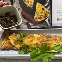 可能是歐姆蛋、香菇和文字的圖像