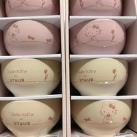 可能是顯示的文字是「 Hello/ritty Hello ritty X STAUB Hello elloritty x STAUB Hello tellorertty ritty X STAUB Os ごご」的圖像