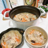 可能是粥和文字的圖像