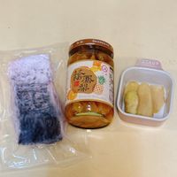 可能是豆腐、鯷魚和文字的圖像