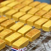 可能是戚風蛋糕和豆腐的圖像