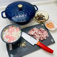 可能是粥、豆腐和文字的圖像