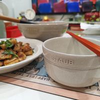 可能是火鍋和豆腐的圖像