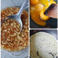 可能是蛋黃、粥和水波蛋的圖像