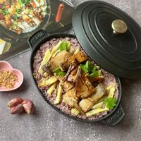 可能是豆腐、火鍋和炒飯的圖像