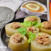 可能是粥、港式點心和文字的圖像