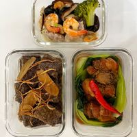 可能是香菇和肉排的圖像