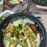 可能是香菇和豆腐的圖像