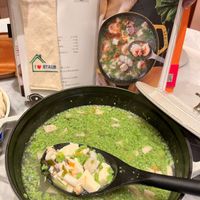 可能是粥、豆腐和文字的圖像