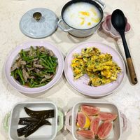 可能是粥和文字的圖像