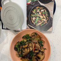 可能是豆腐、香菇和文字的圖像