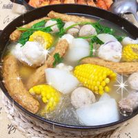 可能是火鍋和豆腐的圖像