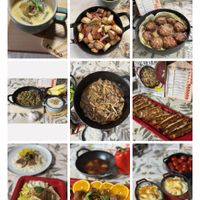 可能是豆腐、炒麵和文字的圖像