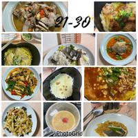可能是粥、拉麵、義大利麵、麵、炒麵、豆腐和文字的圖像