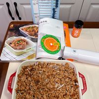 可能是印度香料飯、炒飯和文字的圖像