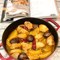 可能是香菇、豆腐和文字的圖像