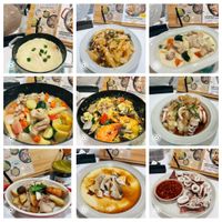 可能是粥、拉麵、麵、火鍋、豆腐和文字的圖像
