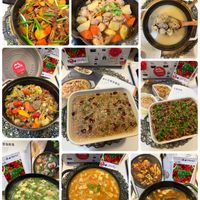 可能是豆腐、西班牙大鍋飯、火鍋和文字的圖像