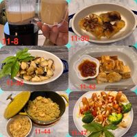可能是炒飯、豆腐和文字的圖像