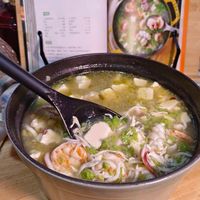 可能是豆腐、拉麵、粥和文字的圖像