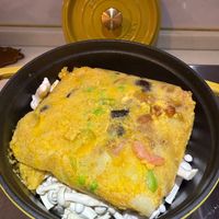 可能是歐姆蛋、豆腐和文字的圖像