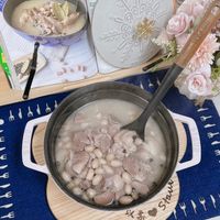 可能是豆腐、粥和文字的圖像