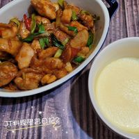 可能是粥和文字的圖像