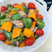 可能是豆腐和快炒的圖像