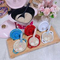 可能是‎粥、豆腐和‎顯示的文字是「 ‎ออวขา 009 OVE TAUB BUa 00 د COCOTTE CO ADE TADE oe TAHA STAUB AU GOCOT A S STAUB AUB aN AUB STAUBO STAUR SAVIS‎ 」‎‎ 的圖像