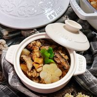 可能是豆腐、火鍋和文字的圖像