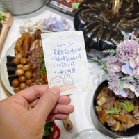 可能是豆腐、火鍋和文字的圖像