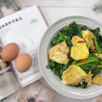 可能是豆腐、歐姆蛋、水波蛋和文字的圖像