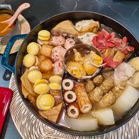 可能是火鍋、起司火鍋和豆腐的圖像