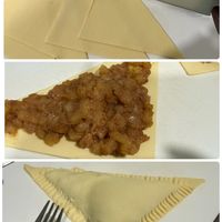 可能是半圓形餡餅、水果塔、肉餡餅和牧羊人派的圖像
