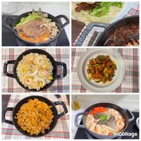 可能是豆腐、炒飯、西班牙大鍋飯、印度香料飯和文字的圖像