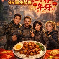 可能是‎炒麵和‎顯示的文字是「 ‎2026 新春 2026新春 春 9R星生禁区 年好 ل Jun,Leo,Mira,Cindy Mira, Cindy Jun, Leo,‎ 」‎‎ 的圖像