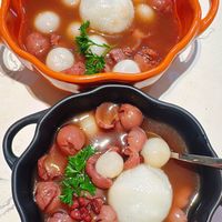 可能是甜點和龍眼的圖像