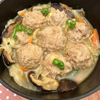 可能是麵、香菇和豆腐的圖像