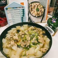 可能是豆腐、火鍋和文字的圖像