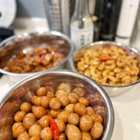 可能是焗豆和龍眼的圖像