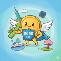 可能是‎錢和‎顯示的文字是「 ‎0000 ለ 0000 0050 ETF ETF מקס-ססקים‎ 」‎‎ 的普普藝術品