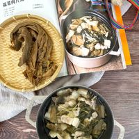 可能是豆腐、香菇、鯷魚和文字的圖像
