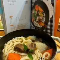 可能是拉麵、豆腐和文字的圖像